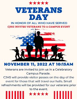 Veteran's Day Invitation 11/11 at 10am